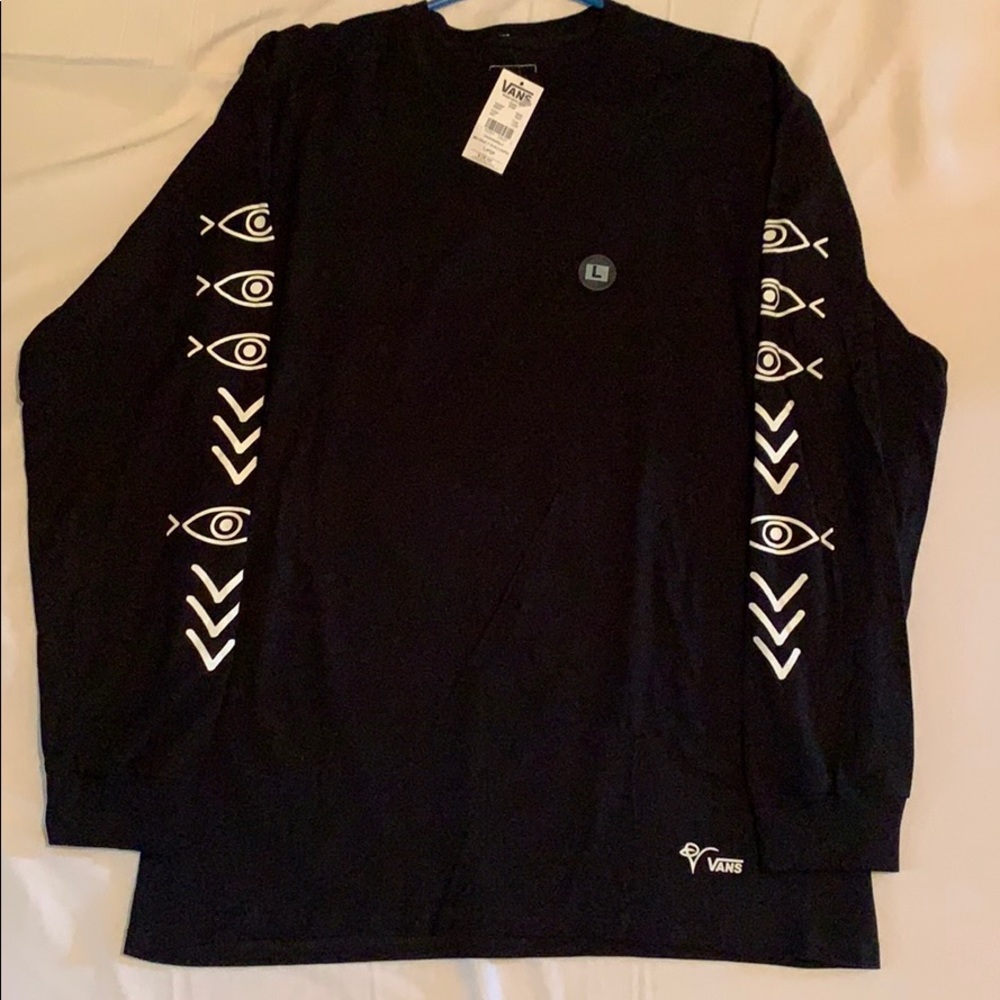 MN VANS X SHALLOWTR Long Sleeve Men’s T Size Large